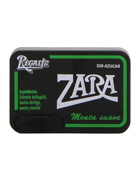 Regaliz Zara cajita menta