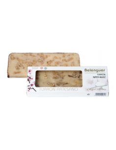 Turrón Belenguer Mazapán Nata Nuez