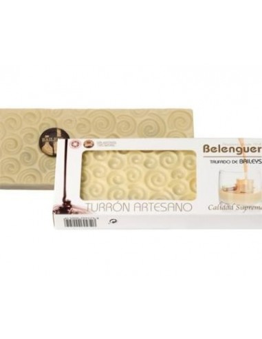 Turrón Belenguer Trufado de Crema de whisky y almendras