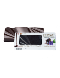 Chocolate Belenguer Trufado de violeta con cognac de naranja