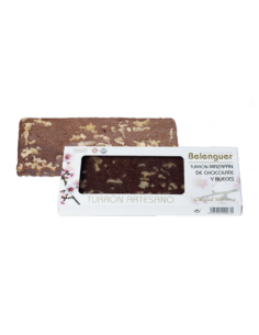 Chocolate Belenguer Mazapán de chocolate y nueces