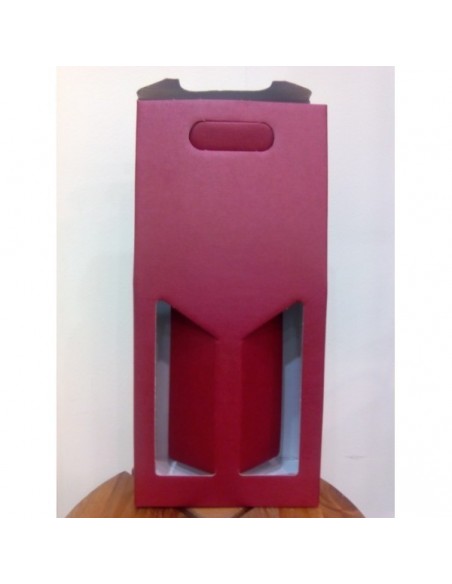 Caja Vino Cartón 2 botellas