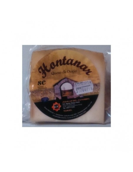 Hontanar Queso Leche Pasteurizada Semicurado Medio