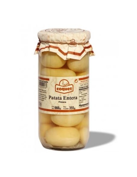 Patata pelada entera Coquet