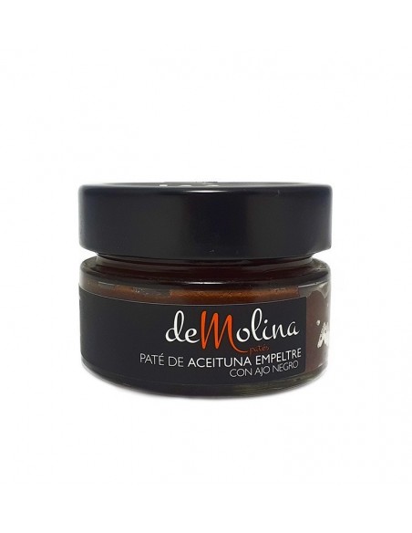Paté de oliva negra con ajo negro Molina