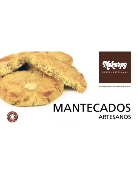 Caja de mantecados artesanos 12 uds, Makarpy