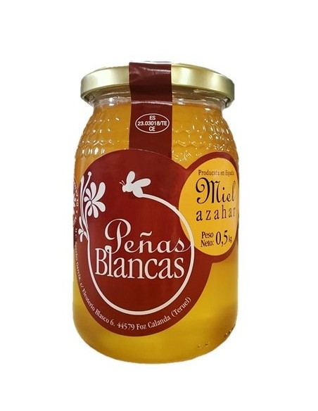 Miel de azahar Peñas Blancas 500gr