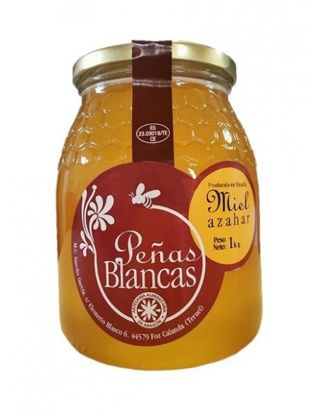 Miel de azahar Peñas Blancas 1kg