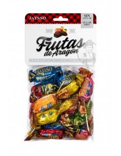 Frutas de Aragón sin azúcar bolsa 250grs Jaysso