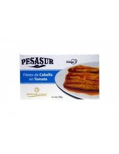 Filetes de caballa en tomate Pesasur
