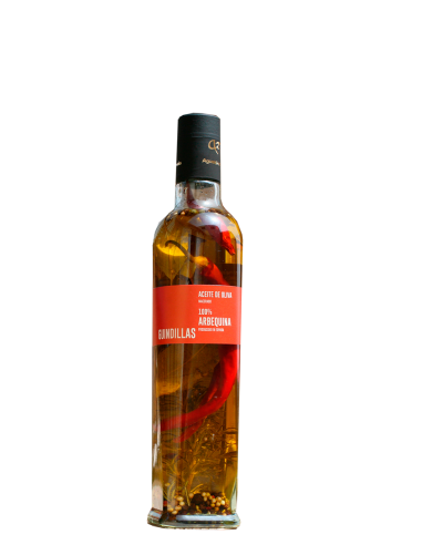 Aceite Agustín Fornos 100% Arbequina con guindilla
