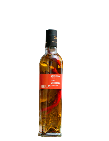 Aceite Agustín Fornos 100% Arbequina con guindilla