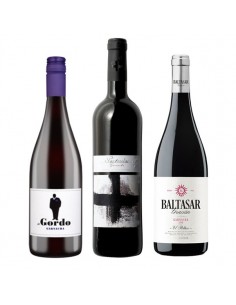 Particular Joven + Gordo + Baltasar Gracián tres vinos aragoneses a un precio imbatible.