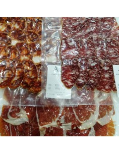Pack de Embutidos Ibéricos envasados al vacío a un precio imbatible.
