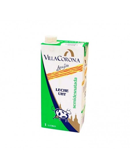 Leche Semidesnatada Villa Corona de Aragón