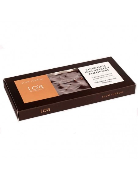 Turrón Chocolate con Nueces y Almendras LOA