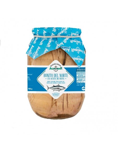Bonito del norte en aceite de oliva 950g Agromar