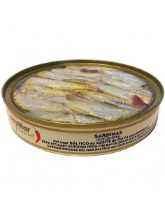 Sardinillas en aceite de oliva con guindilla Baymar