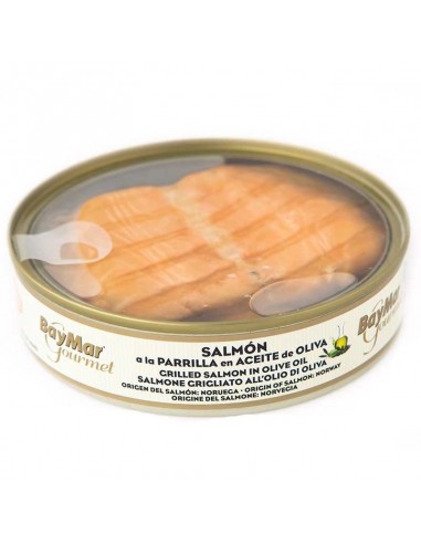 Salmón Noruego a la parrilla en AOVE Baymar