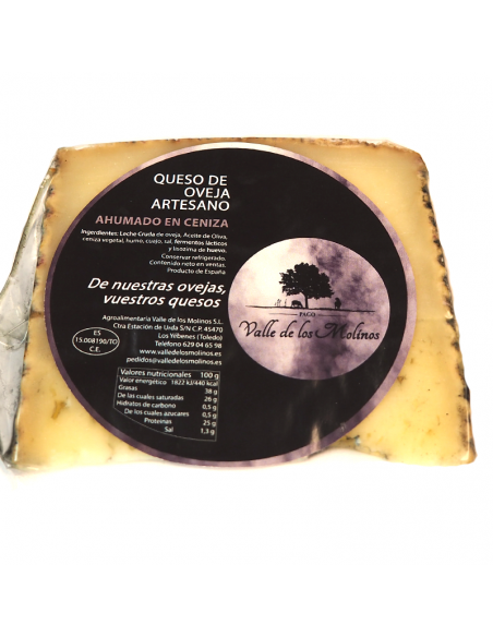 Queso Ahumado en Ceniza - El Valle de los Molinos
