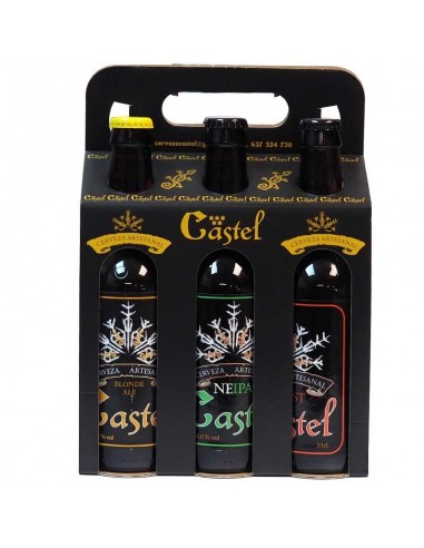 Pack cervezas artesanas Castel