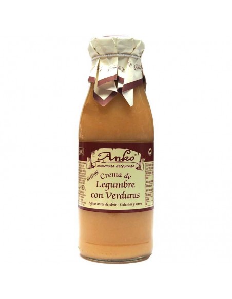 Crema de verduras y legumbres Anko