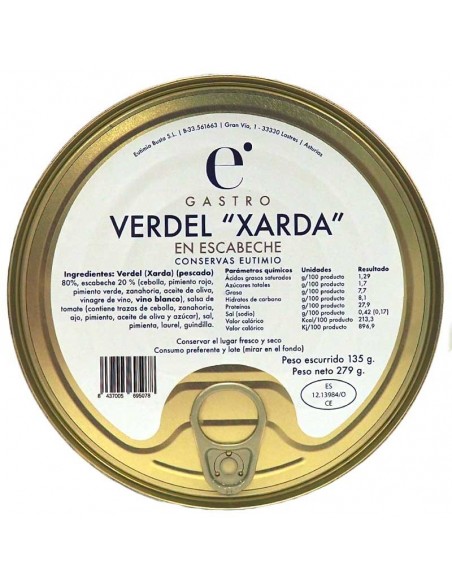 Verdel "Xarda" en escabeche Eutimio