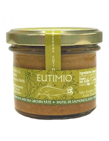 Pastel de Salmonete, Setas y Oricios Eutimio