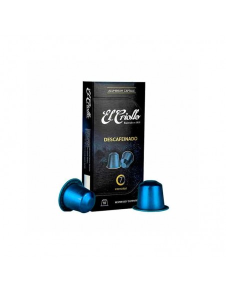 Cápsulas Café Descafeinado El Criollo 10ud