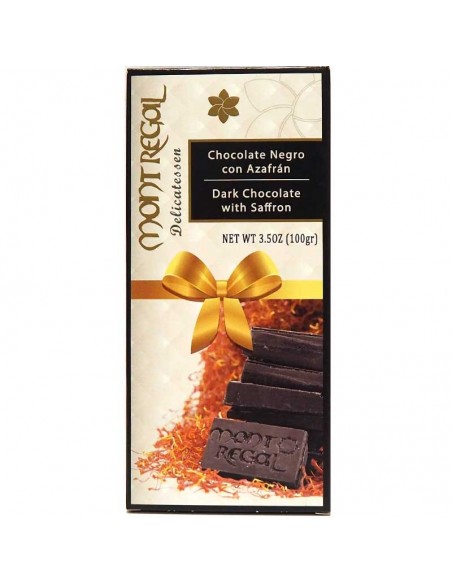 Chocolate negro al azafrán Montregal