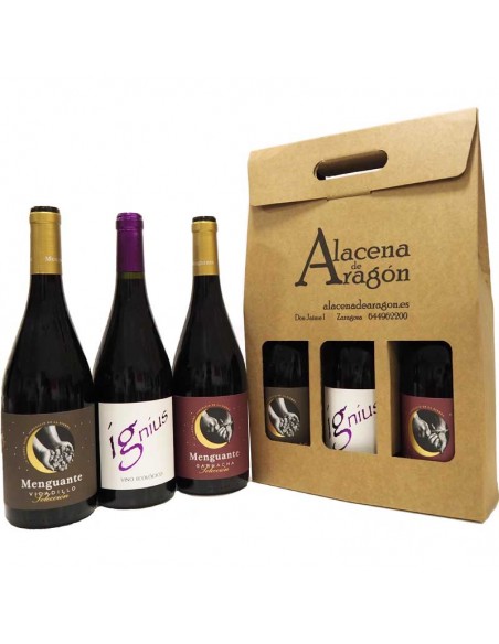 Estuche Vino Cariñena 3 bot