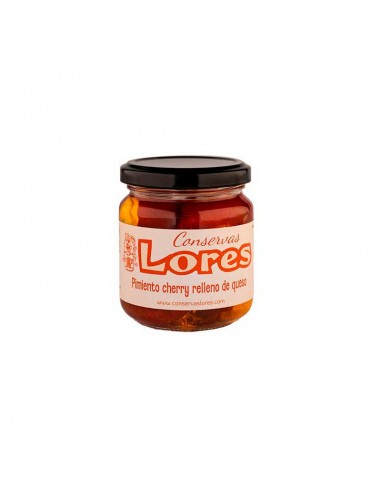 Pimientos cherry rellenos de queso Lores