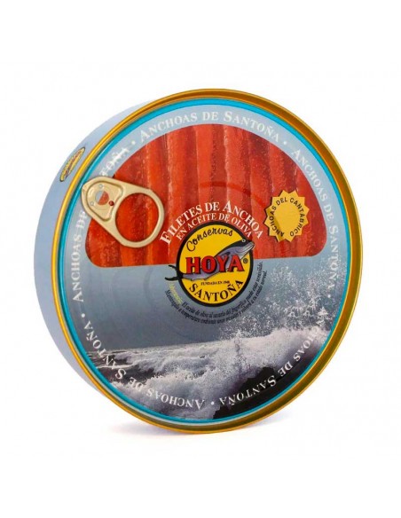 Anchoas del Cantábrico en aceite de oliva Conservas HOYA 170g