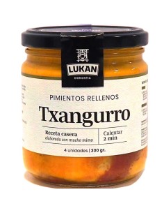 Pimientos rellenos de txangurro Lukan