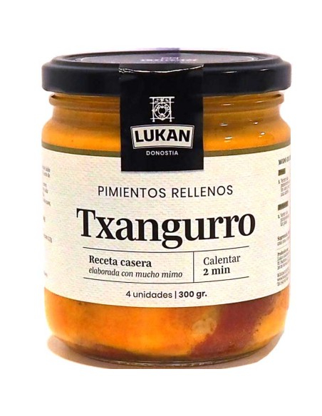 Pimientos rellenos de txangurro Lukan