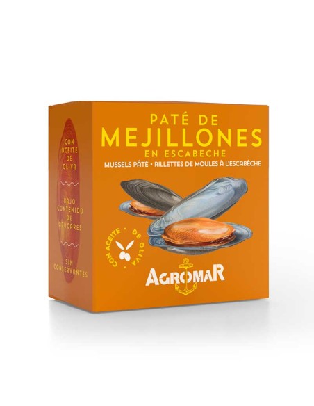Pate de mejillones Agromar