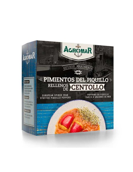 Pimientos rellenos de Centollo Agromar