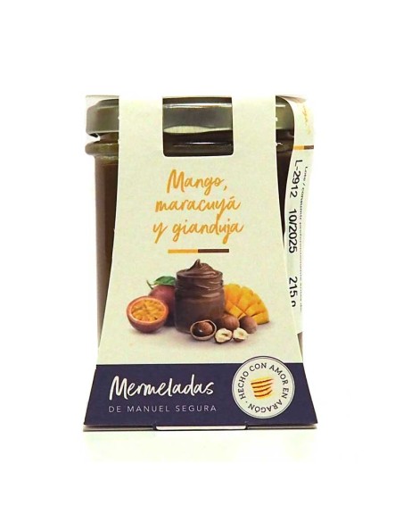 Mermelada de mango y gianduja Manuel Segura
