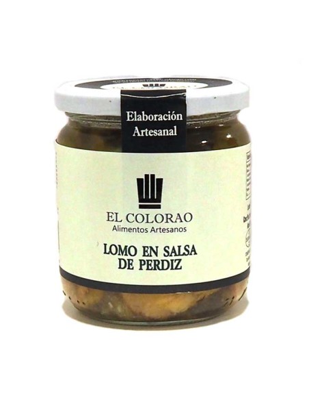 Lomo escabechado en salsa de perdiz