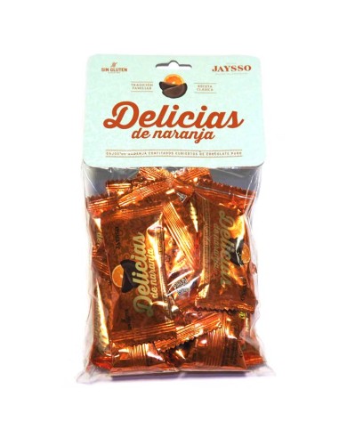 Delicias de naranja con chocolate Jaysso bolsa 250gr