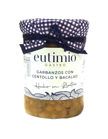 Garbanzos con centollo y bacalao Eutimio