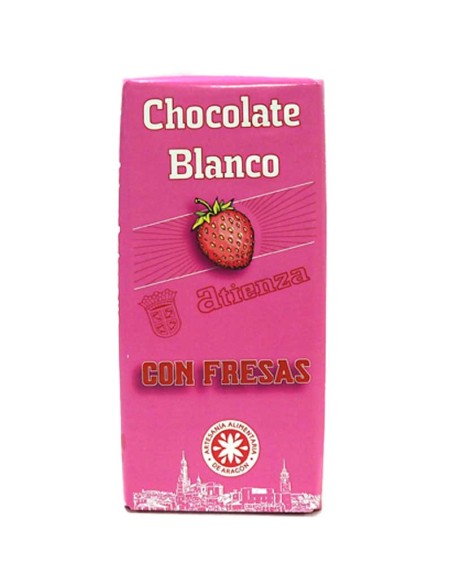 Chocolate blanco fresa Atienza