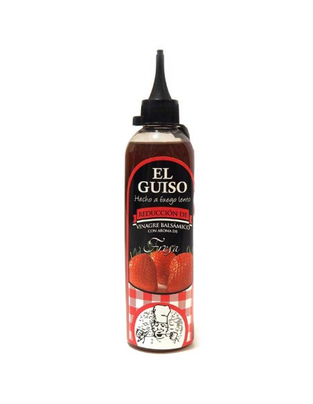 Reducción Vinagre Balsámico Fresa El Guiso