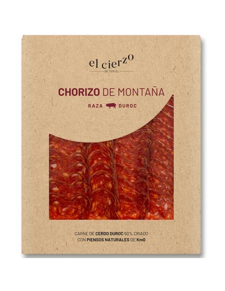 Chorizo de Montaña loncheado El Cierzo
