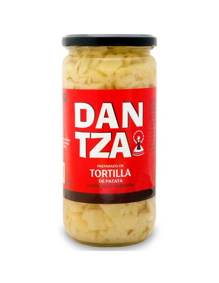 Preparado de tortilla sin cebolla