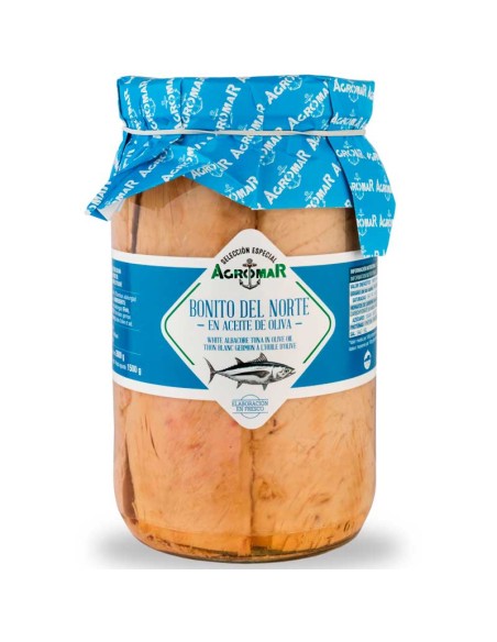 Bonito del norte en aceite de oliva 2000g Agromar