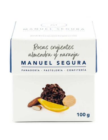 Rocas de chocolate negro, almendra y naranja Manuel Segura