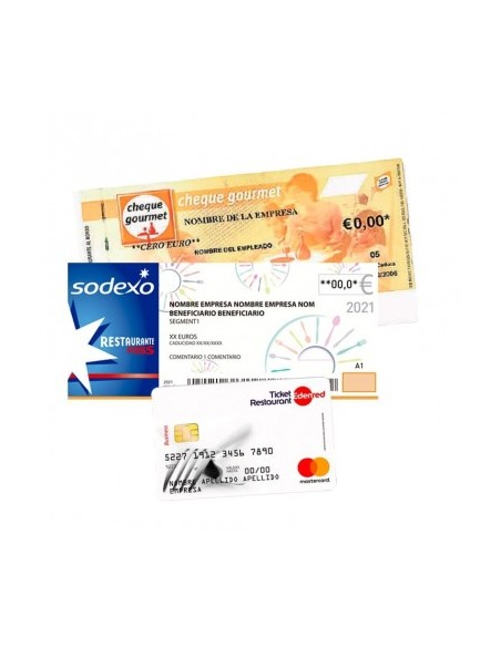 Cargar Importe Personalizado en Monedero de Ticket Restaurant, Sodexo o Cheque Gourmet