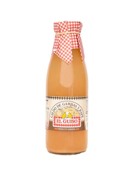 Caldo de Gambas y Rape El Guiso