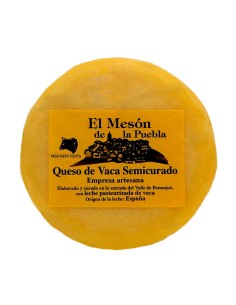Queso de Vaca Semicurado El Mesón de la Puebla